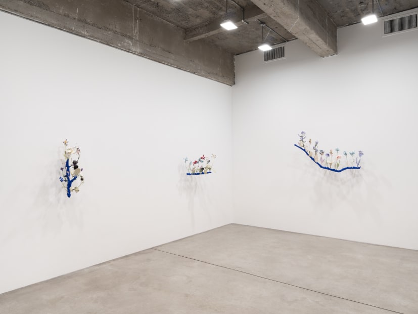 Installation image of Nathalie Djurberg and Hans Berg’s solo exhibition, Only for the Wicked.