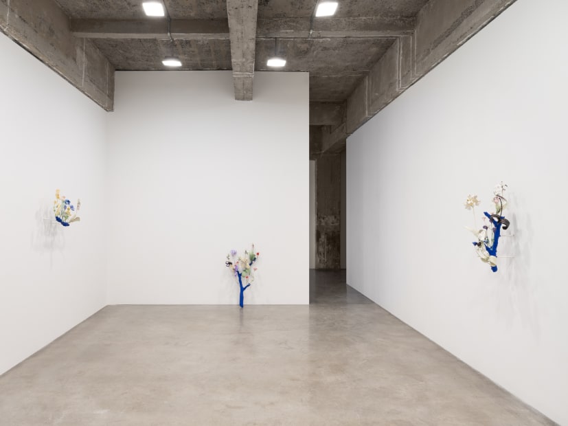 Installation image of Nathalie Djurberg and Hans Berg’s solo exhibition, Only for the Wicked.
