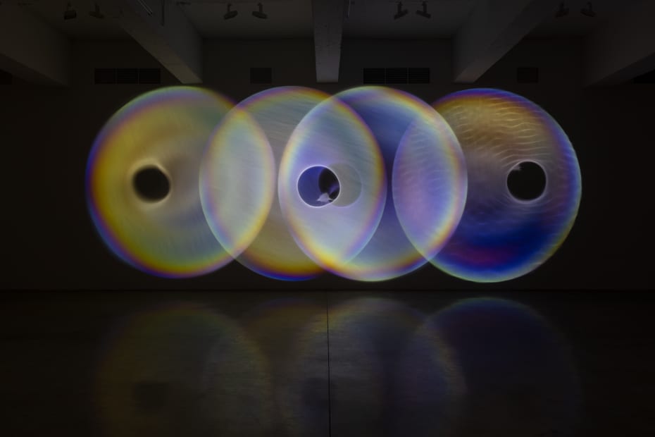 Olafur Eliasson's installation view at Tanya Bonakdar Gallery, New York
