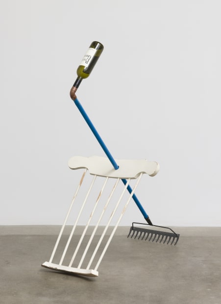 Catachresis #55 (neck of the bottle, elbow of the pipe, back of the chair, teeth of the rake), 2016