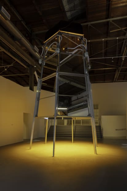 Installation view of Olafur Eliasson: OPEN at MOCA LA.